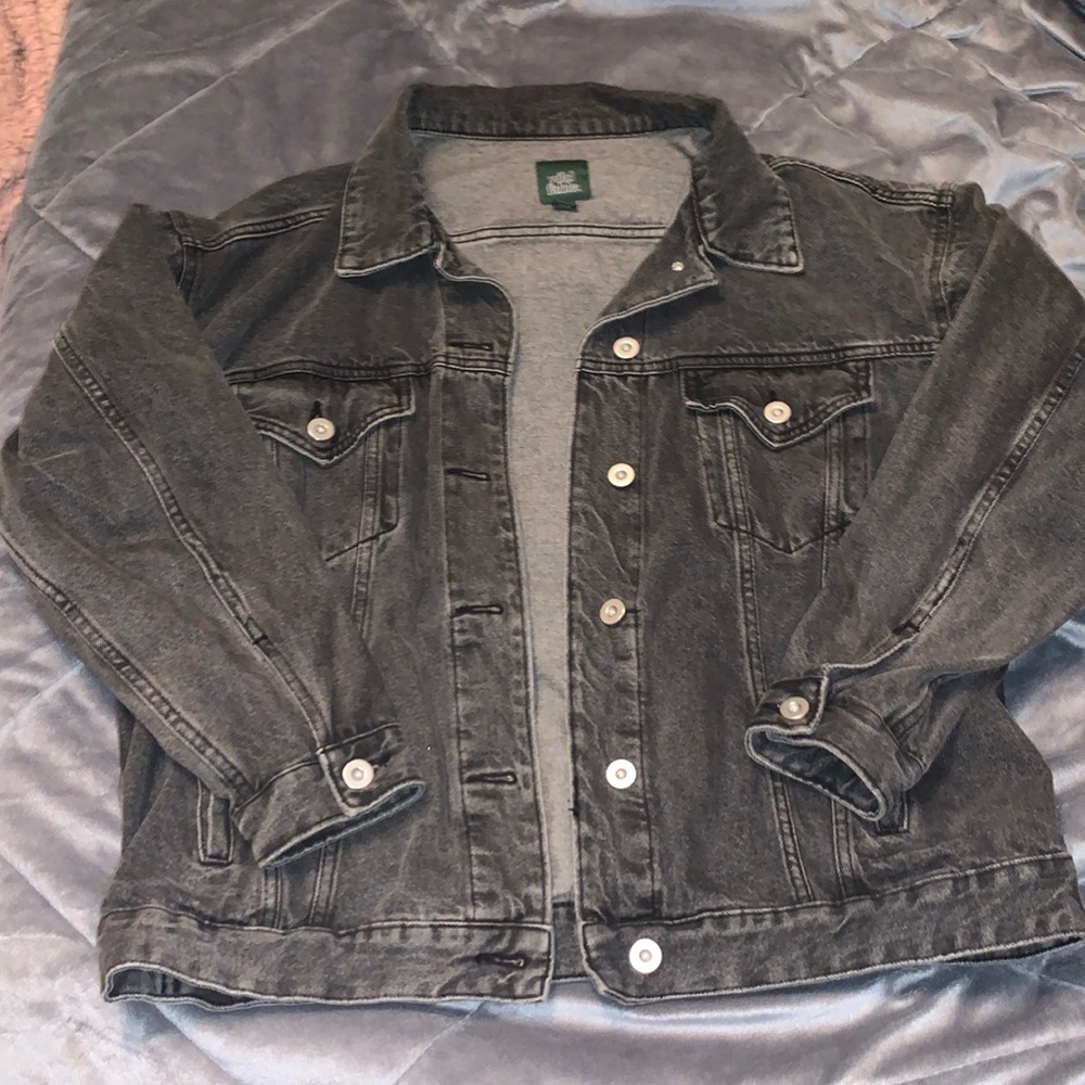Black jean jacket